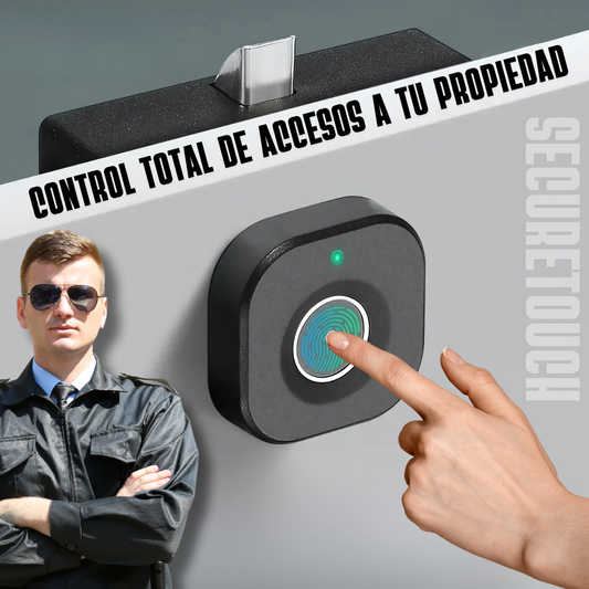 SecureTouch Pro - Cerradura biométrica inteligente con huella digital para, seguridad